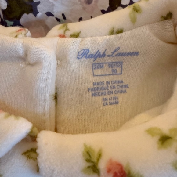 Floral Baby Dress with Bloomers - Picture 2 of 2